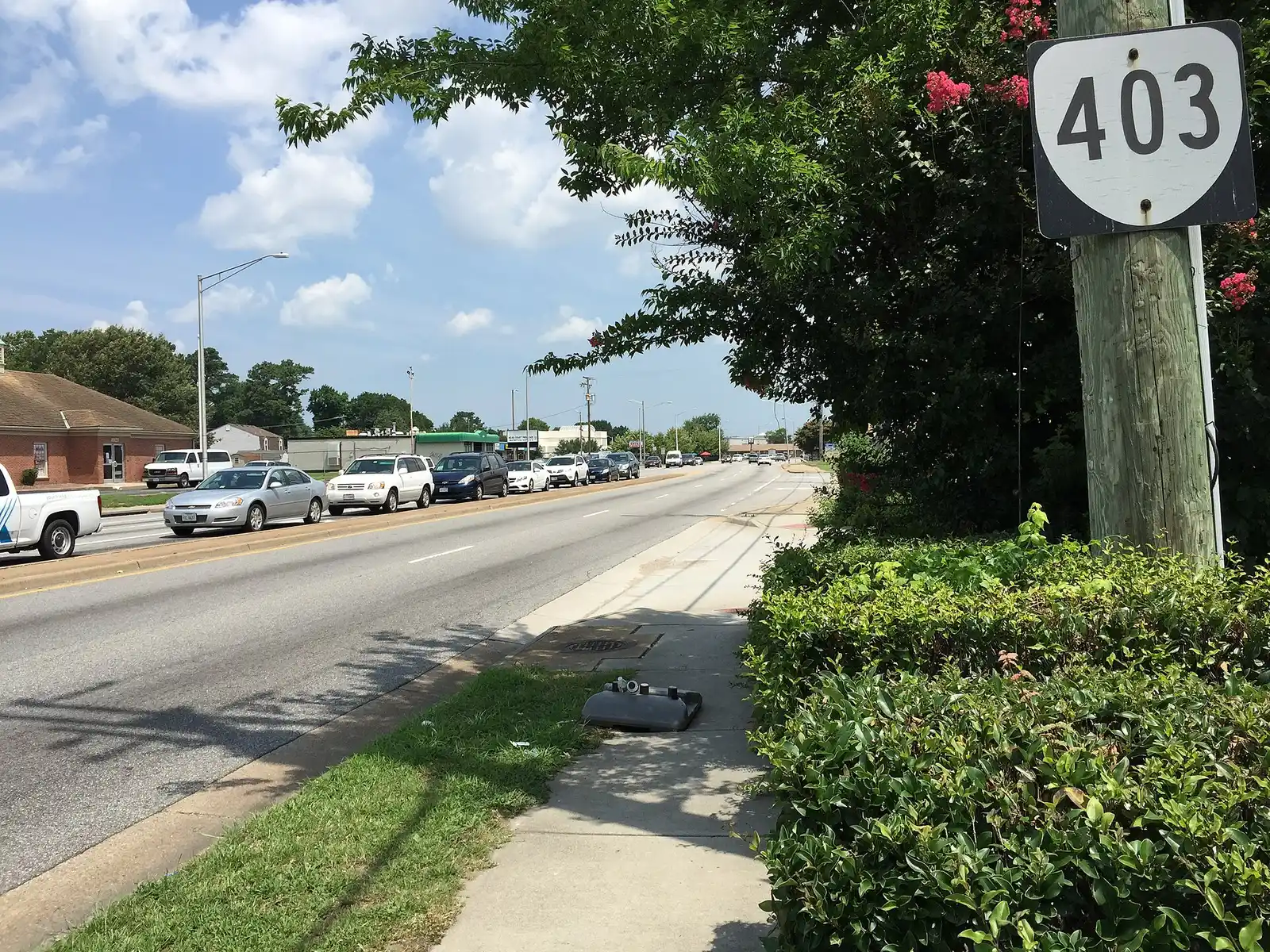 Newtown Road at Virginia Beach Boulevard, on the line between Norfolk and Virginia Beach.