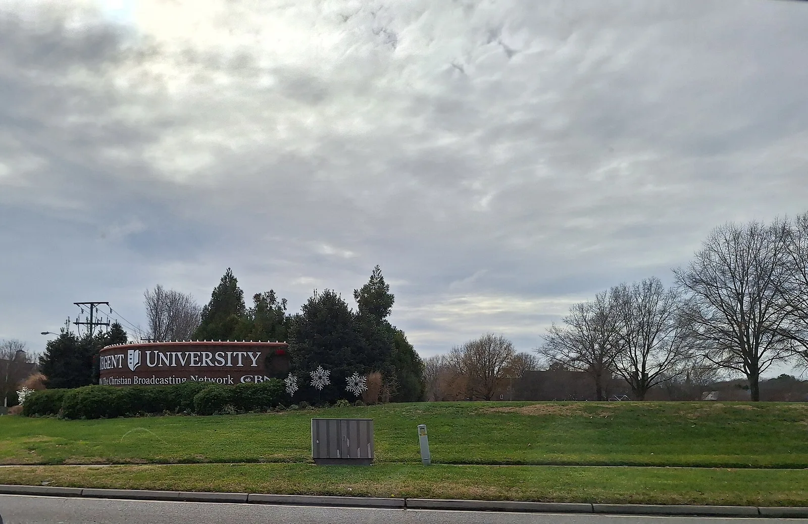 Regent University and the Christian Broadcasting Network campus in Virginia Beach.