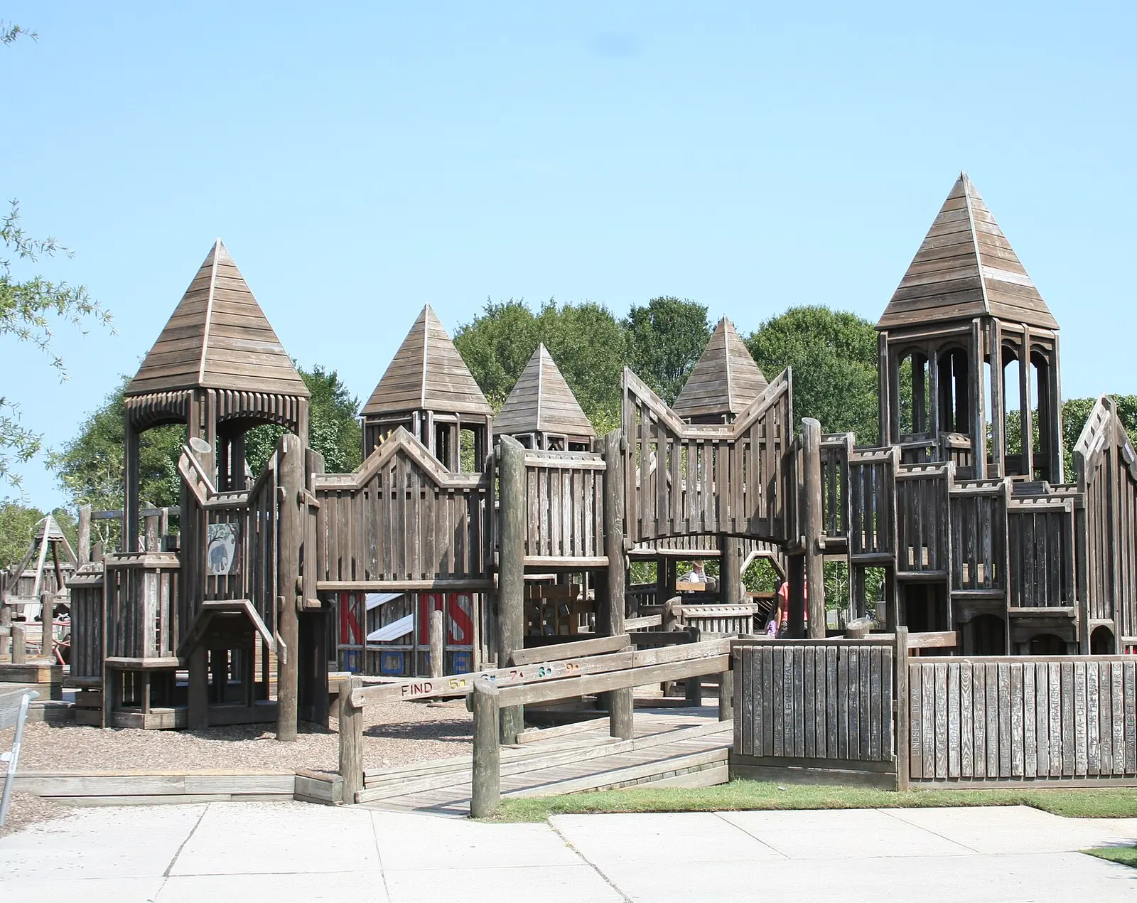 The Kids' Cove playground at Mount Trashmore Park on Edwin Drive in Virginia Beach.