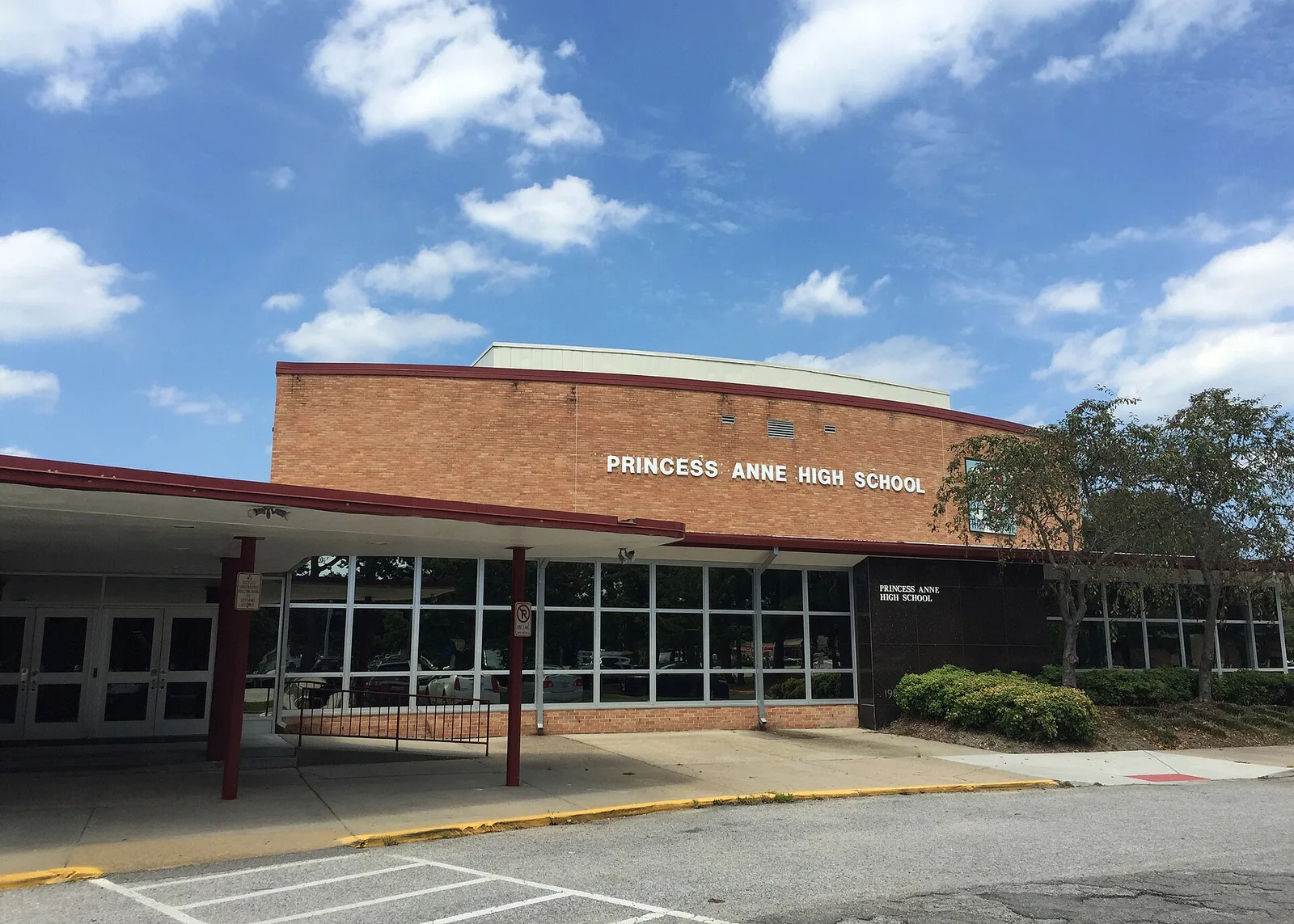Princess Anne High School on Virginia Beach Boulevard.