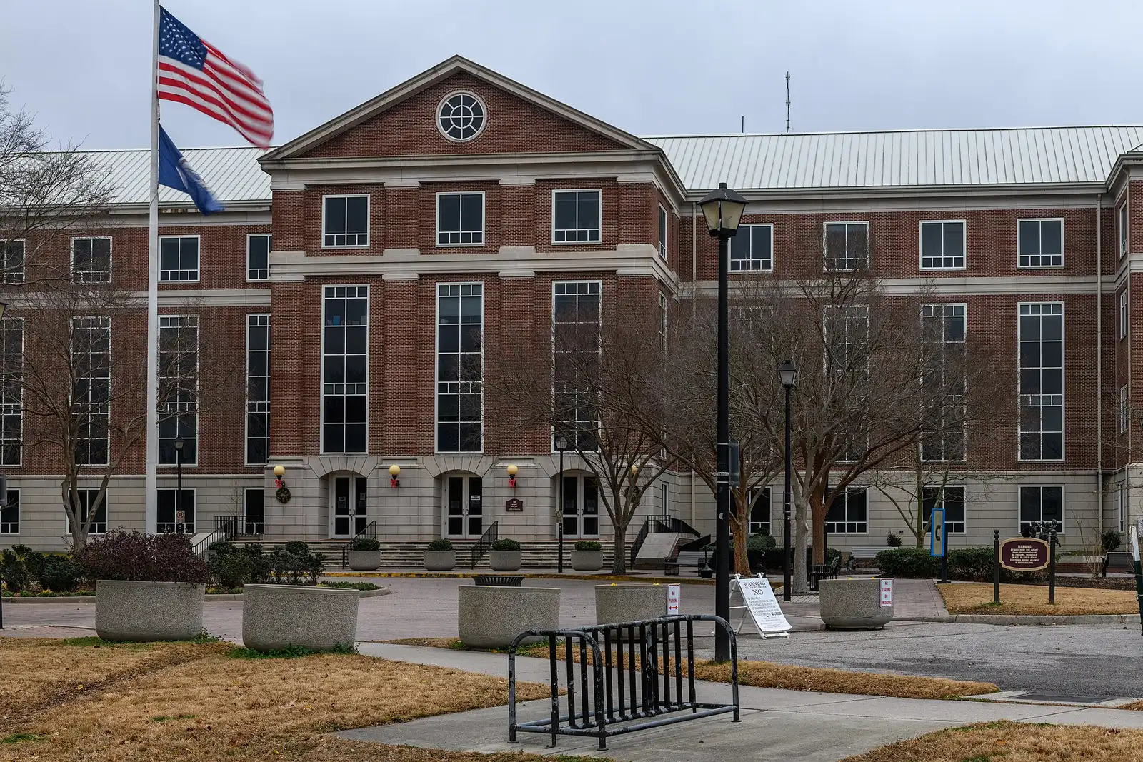 The Virginia Beach courthouse at the Municipal Center.