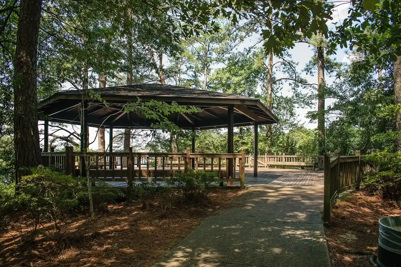 The gazebo at Great Neck Park in Virginia Beach.