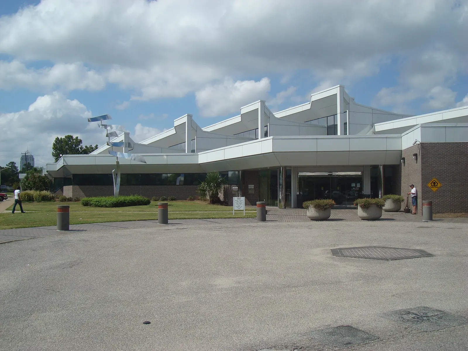 The Meyera E. Oberndorf Central Library on Virginia Beach Boulevard.